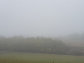 Köd...háttérben a göcseji dombok lennének :(