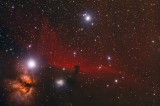 Téli Tejút Búcsúztató - Lófej-köd és Láng-köd az Orion csillagképben