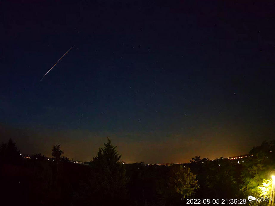 Perseidák meteor 2022-08-05