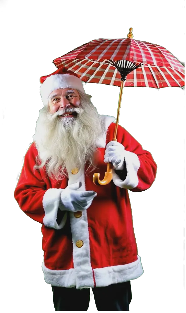 Meleg ruhát esernyővel