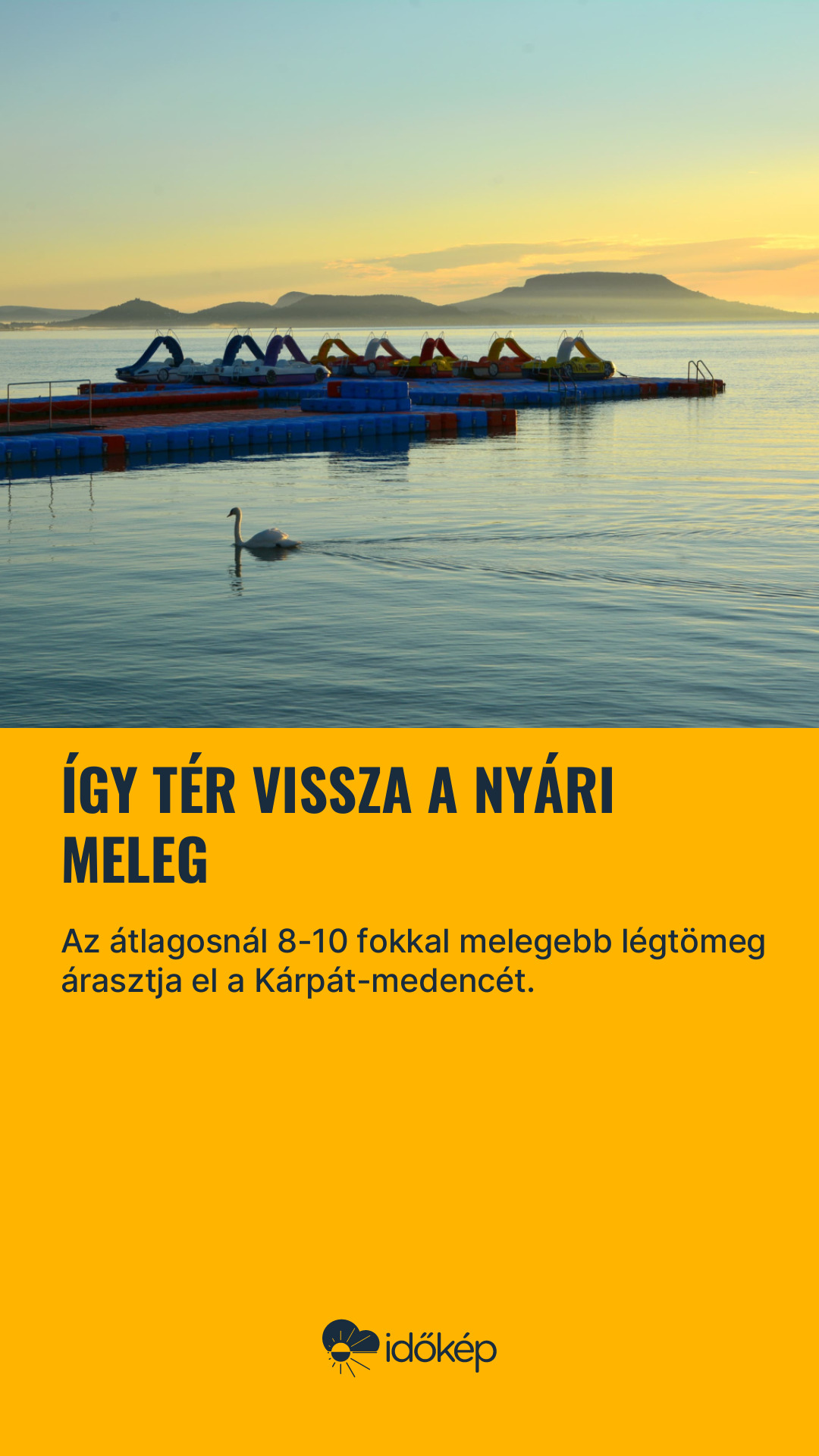 Így tér vissza a nyári meleg