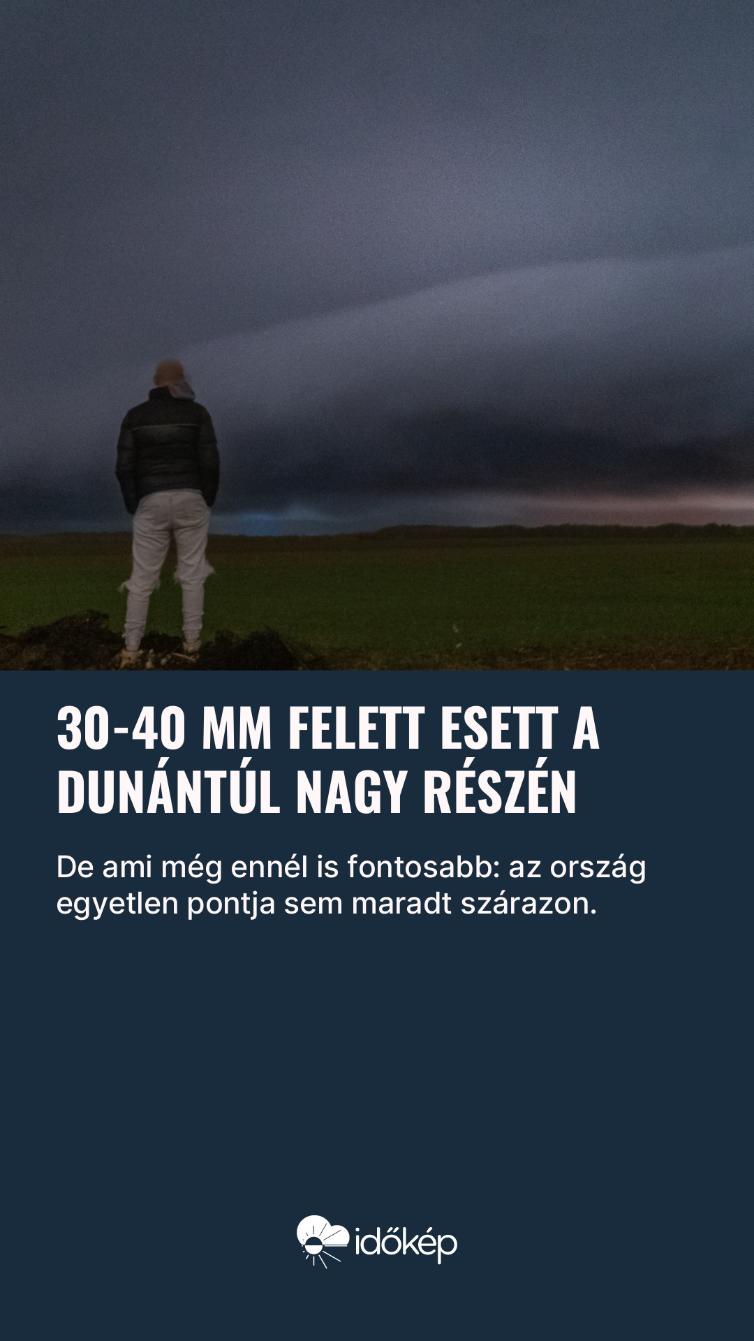 30-40 mm felett esett a Dunántúl nagy részén