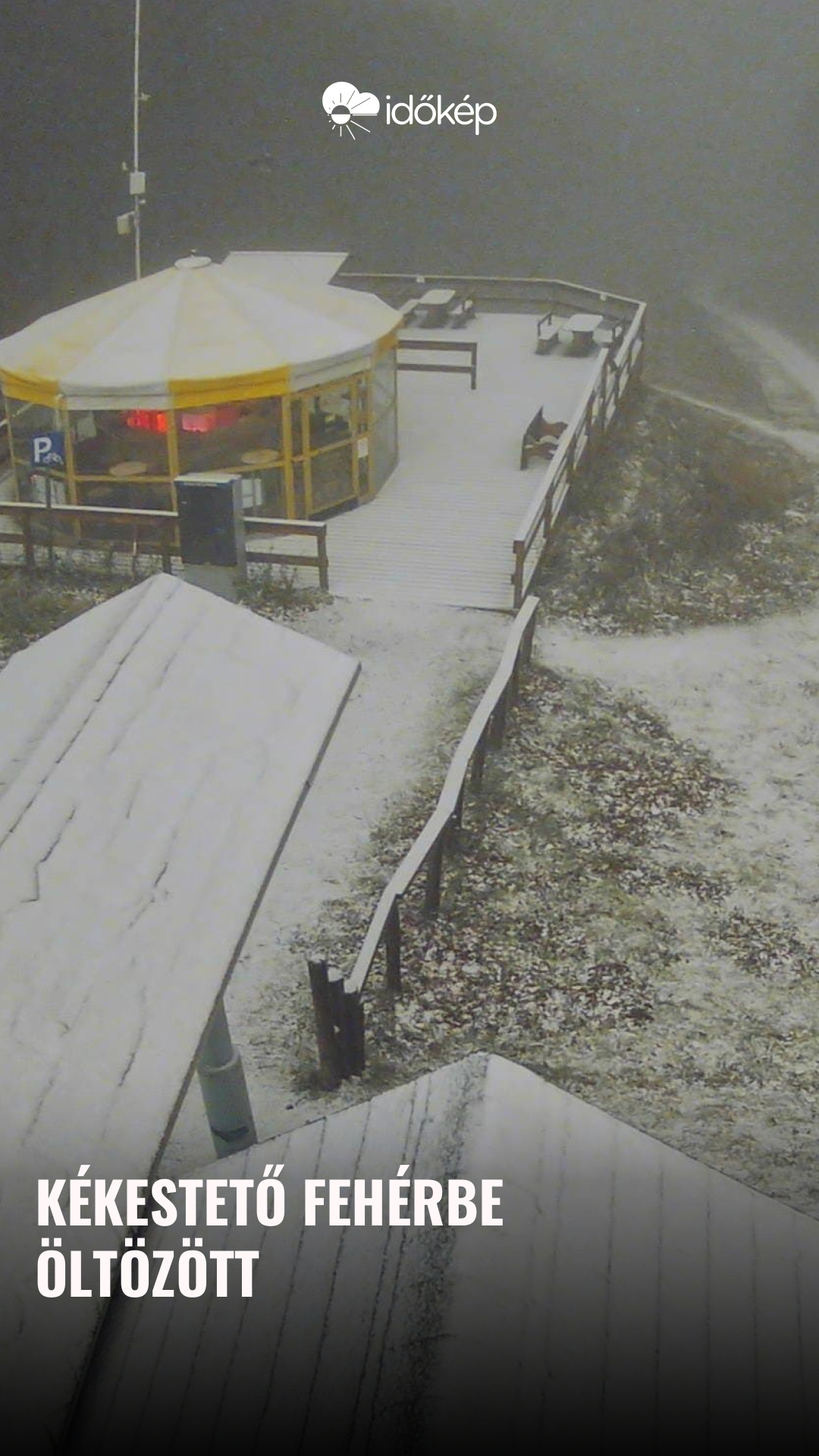 Kékestető fehérbe öltözött 