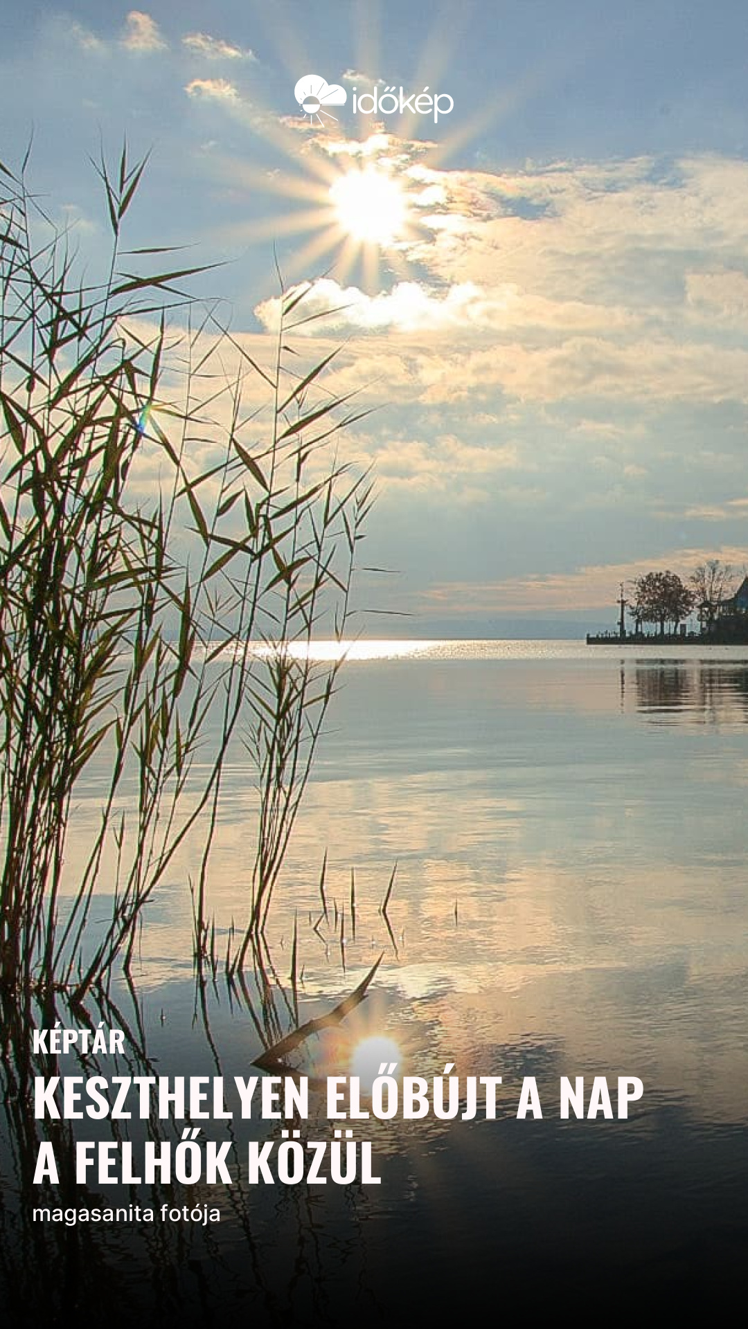Keszthelyen előbújt a nap a felhők közül