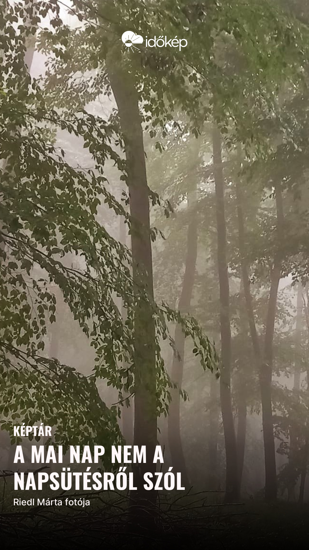 A mai nap nem a napsütésről szól