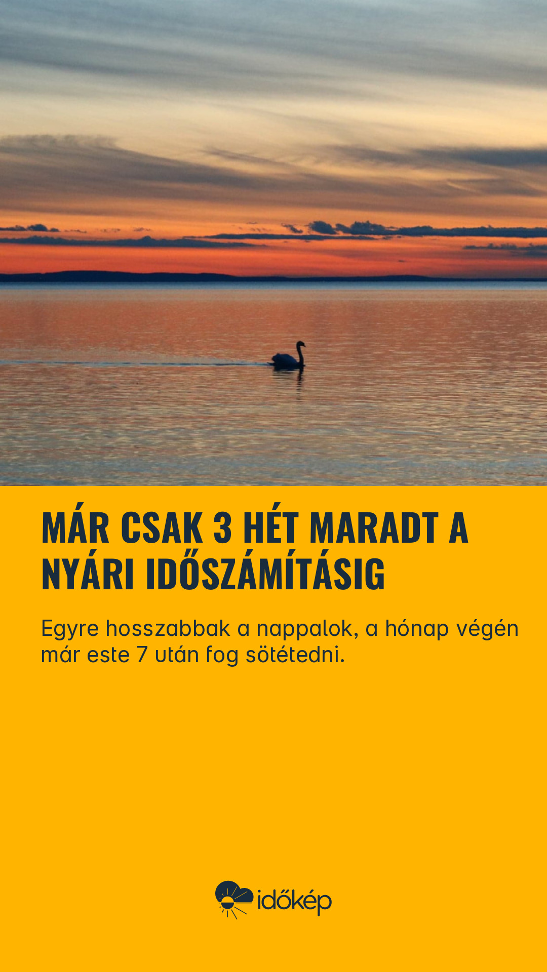 Már csak 3 hét maradt a nyári időszámításig