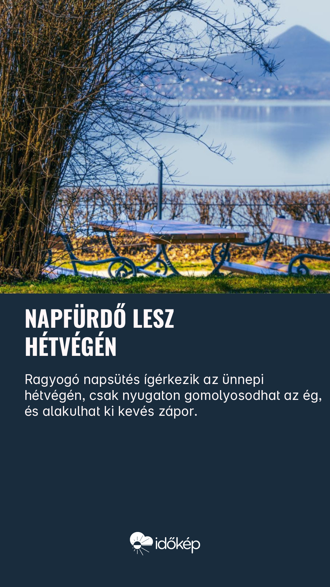 Napfürdő lesz hétvégén