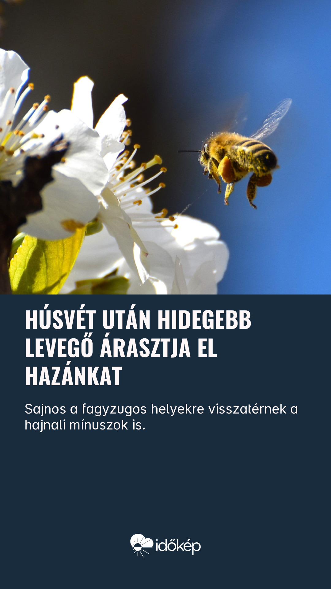 Húsvét után hidegebb levegő árasztja el hazánkat