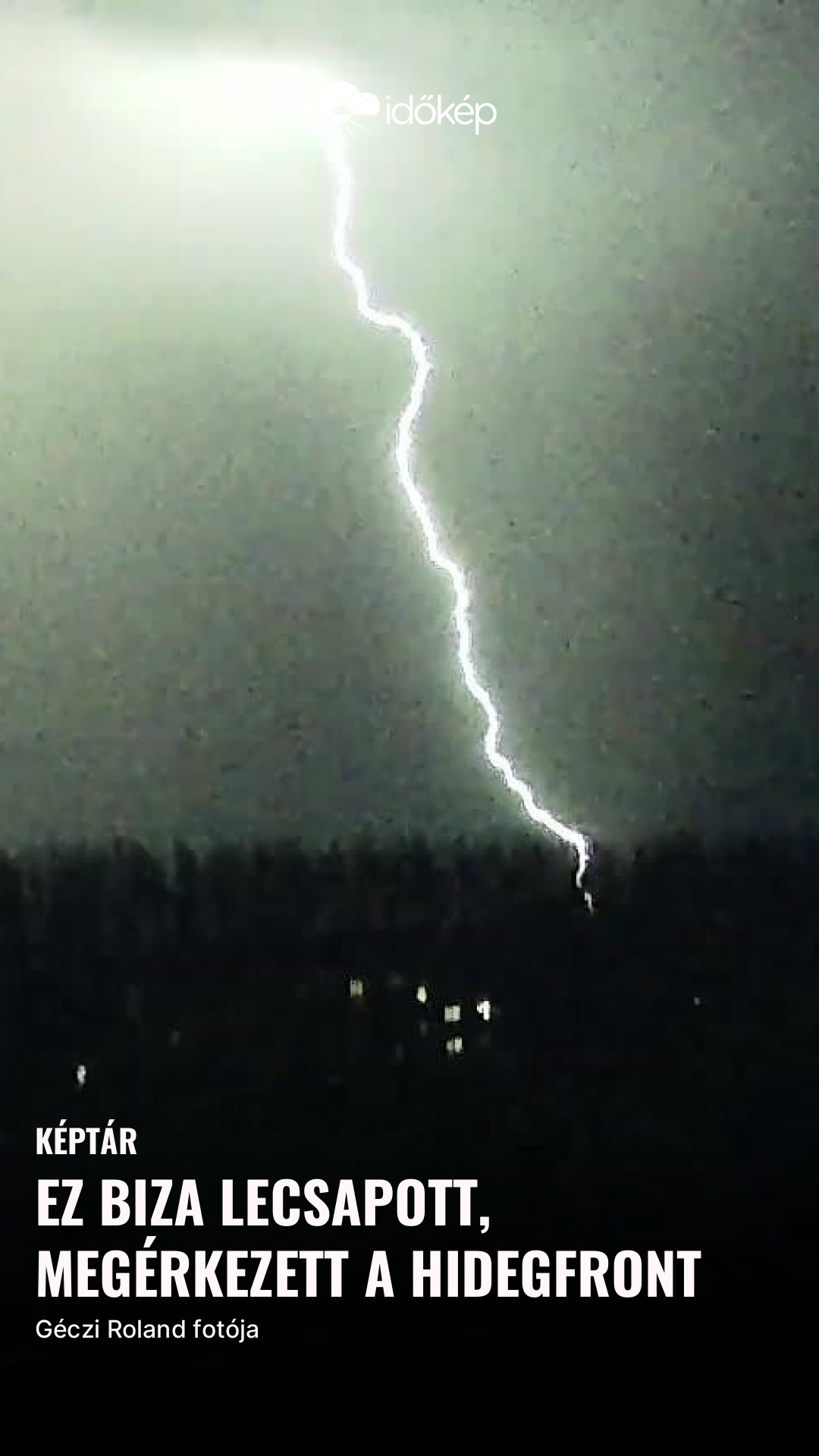 Ez biza lecsapott, megérkezett a hidegfront
