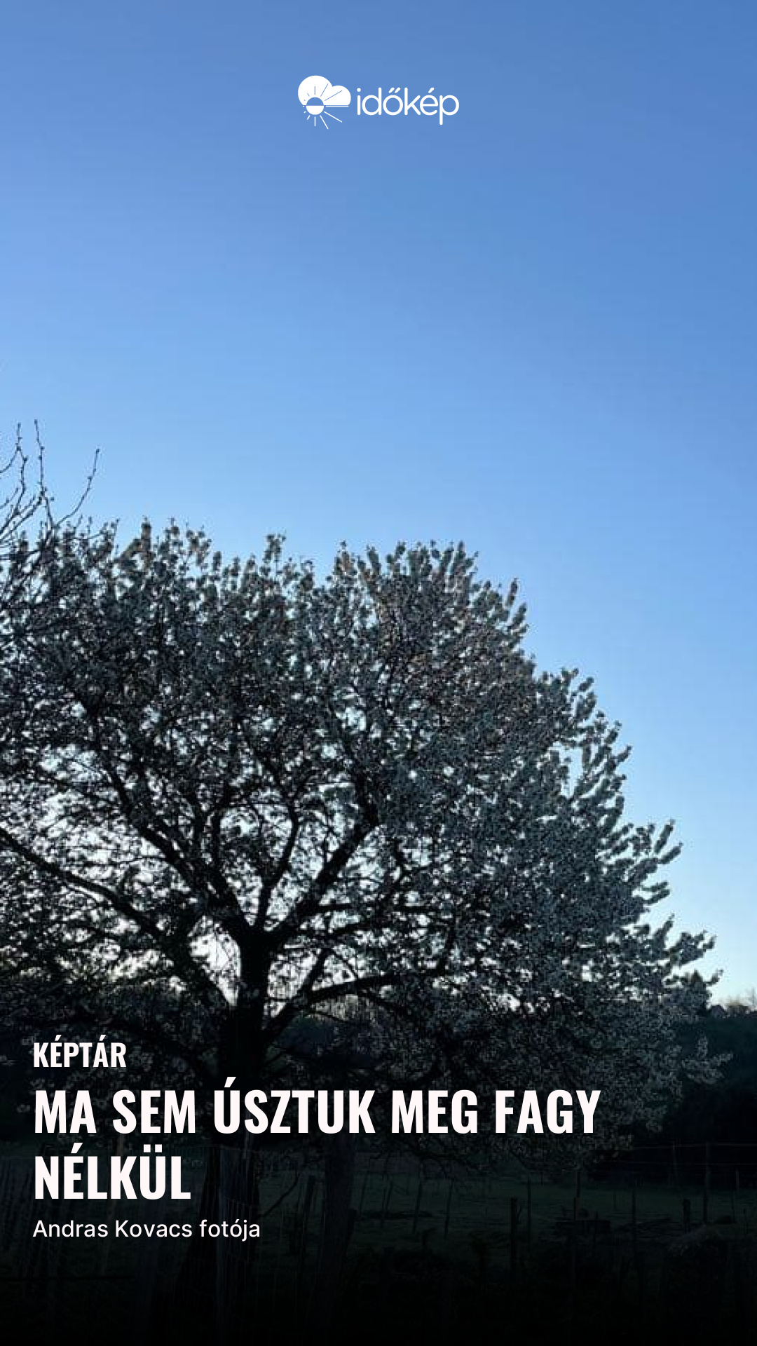 ma sem úsztuk meg fagy nélkül