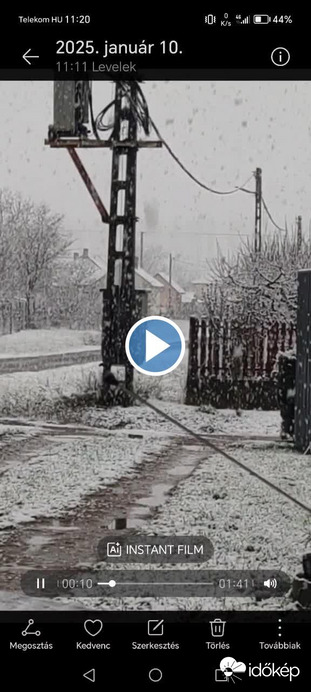 Észlelési fényképek