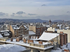 Bp. a Párisi Nagy Áruház tetőteraszáról 
