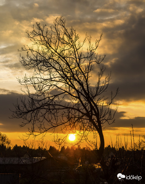 Sunset in Velence 