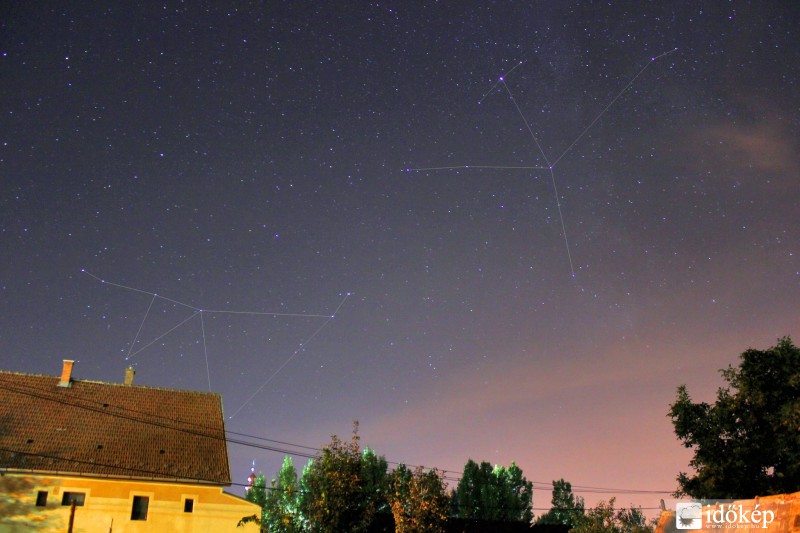 A Bak és a Sas csillagképe