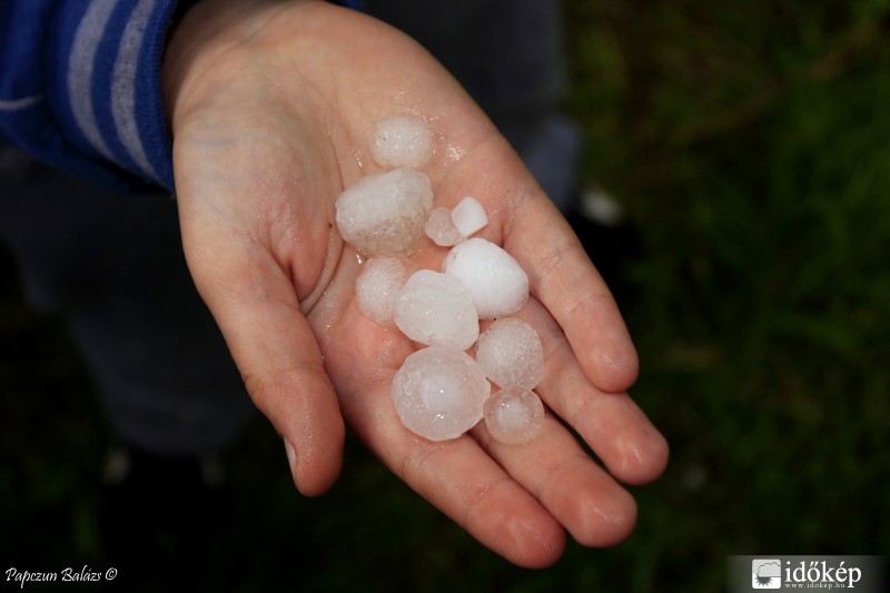 Jégeső Borsodbótán