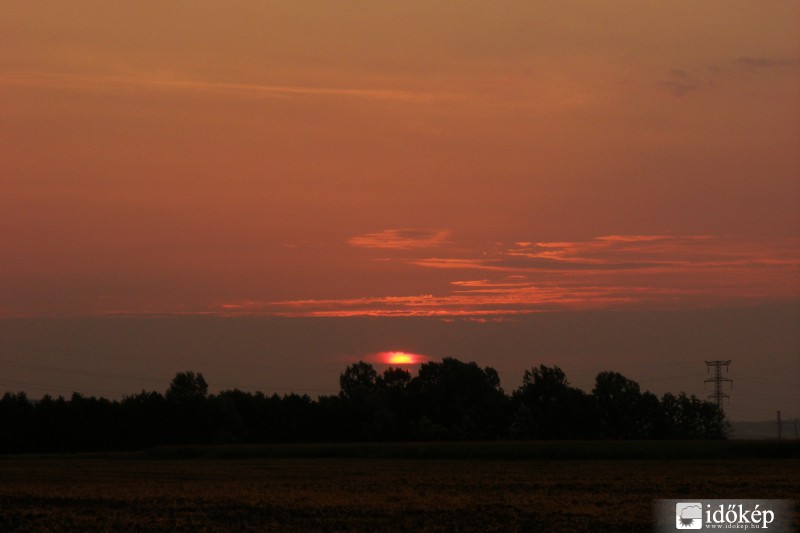 Hidegfrontos naplemente