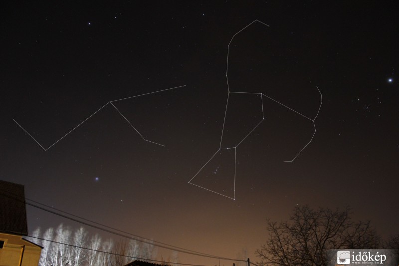 Egyszarvú és Orion 