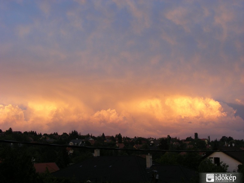 Szép zivatarfelhők 2010-05-06
