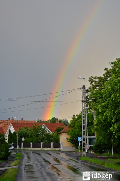 Szivárvány Szegeden.