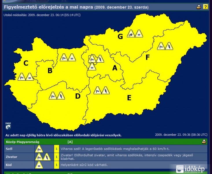 2009 december 23 - Zivatarriasztás!