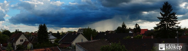 Délutáni zivatar panoráma