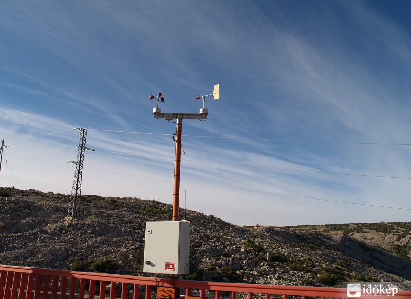 Időjárás mérő automata (Paljuv, Adria, Horvát ország)