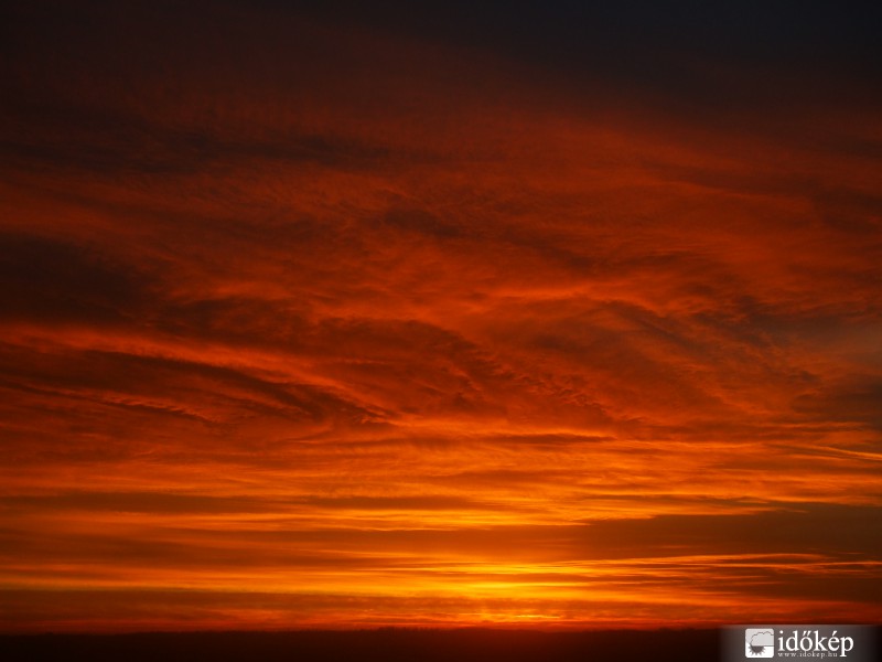 M35 autópályáról - egyik legszebb naplementém