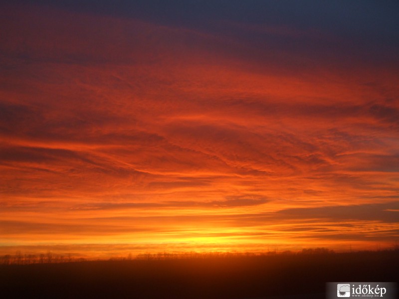 M35 autópályáról - egyik legszebb naplementém (2)