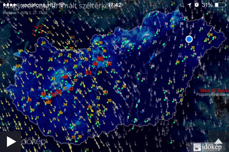 Észlelési fényképek