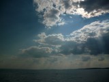 Egy kis nyári feeling - Tyindall-függöny a tó felett :)