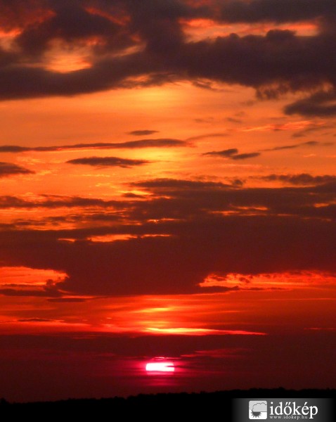 Napkelte Gödöllőn (ma 06:07-kor)