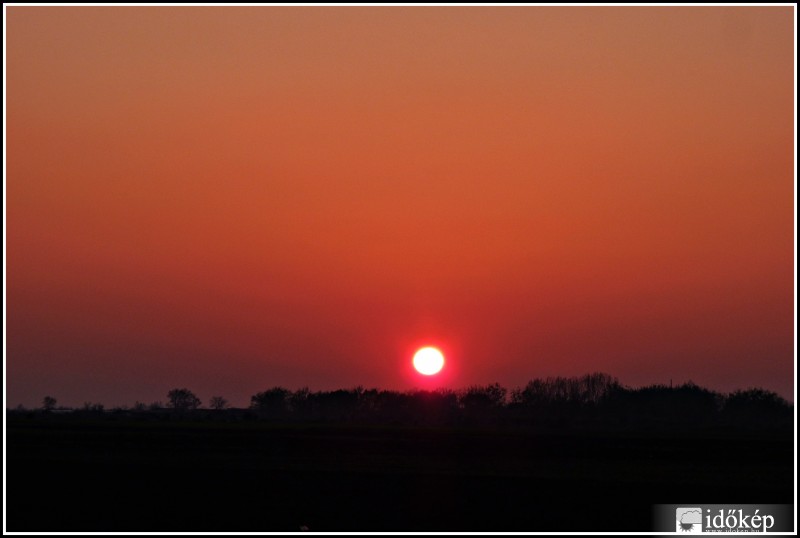 Orosházi naplemete 2010. április 17.