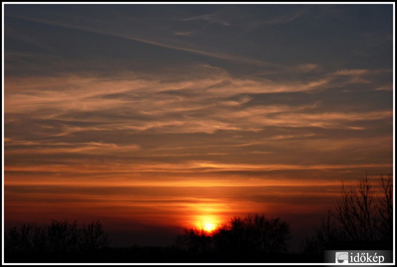 Orosházi naplemente