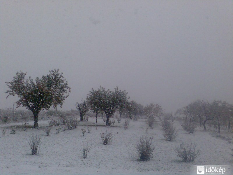 Októberi havazás Verpeléten