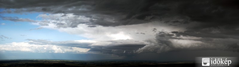 Panorámakép az Óház-kilátóról