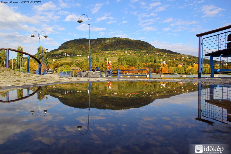 Őszi Badacsony, eső után