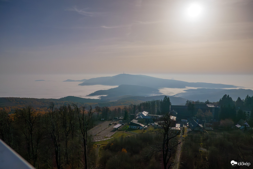Galyatetőről Kékesre nézve