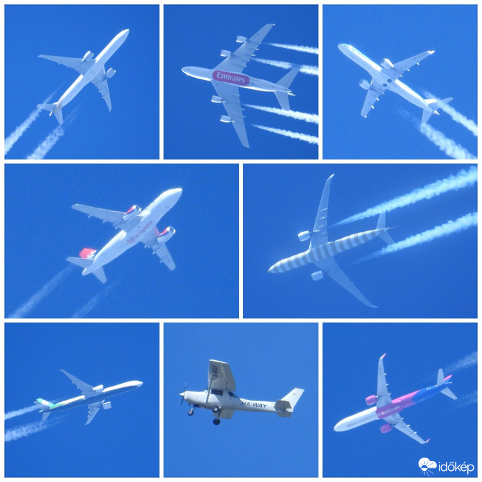 Nagy volt ma a légi-forgalom :)