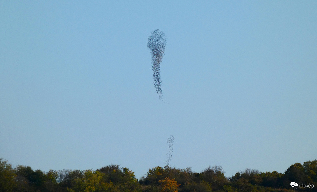 Seregély-felhő a távolban