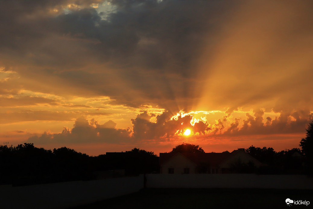 Vihar utáni naplemente! Püspökladány