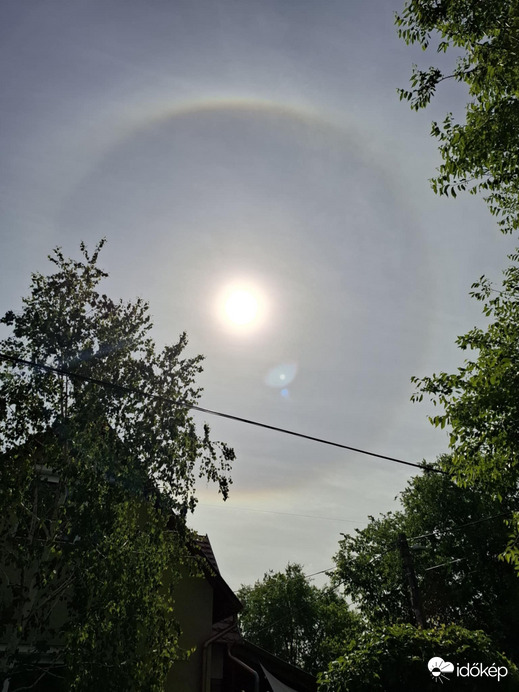 Szivárvány a nap körül!
