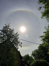 Szivárvány a nap körül!