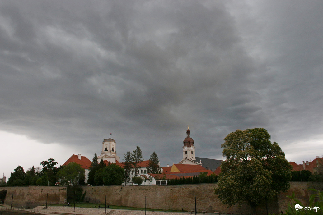 felhők Győr felett