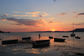 Napnyugta és a Balaton