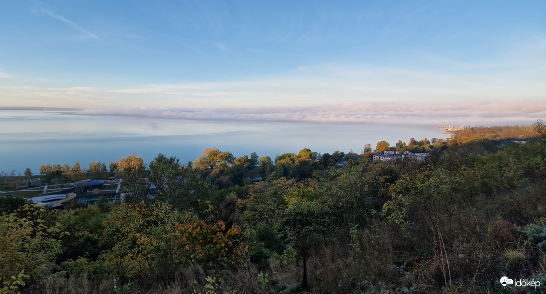 Balatoni pára, felfő