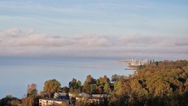 Balatoni pára, felhő 2