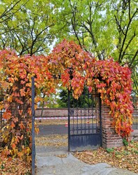Budai Arborétum Felső Kert bejárat 