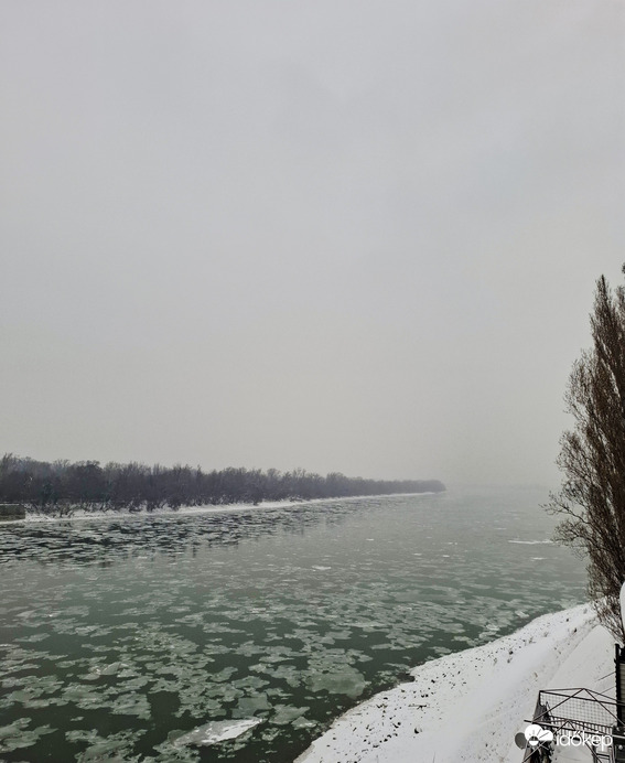 A Duna az Árpád hídról fotózva 