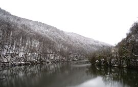 Kissé borús időben, a hó sajnos olvadt