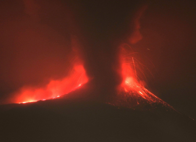 Etna kitörése 20210707